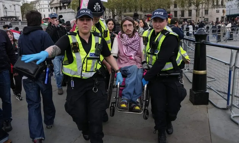 212 Arrested in London Palestine Action Protest