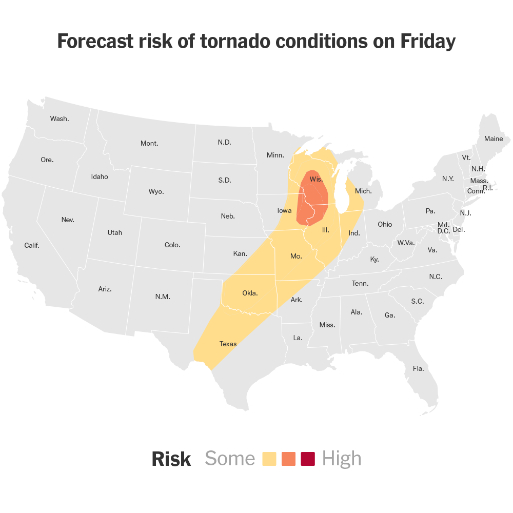 Tornadoes Tear Across the U.S. Midwest