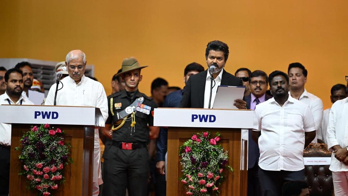 Vijay’s Historic Swearing-In Electrifies Tamil Nadu